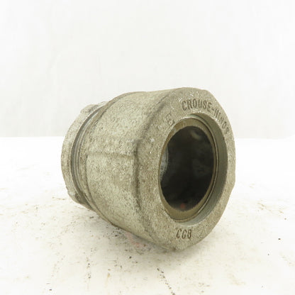 Crouse Hinds CGB 1-1/2" Cable Strain Relief Box Connector 2" Galvanized