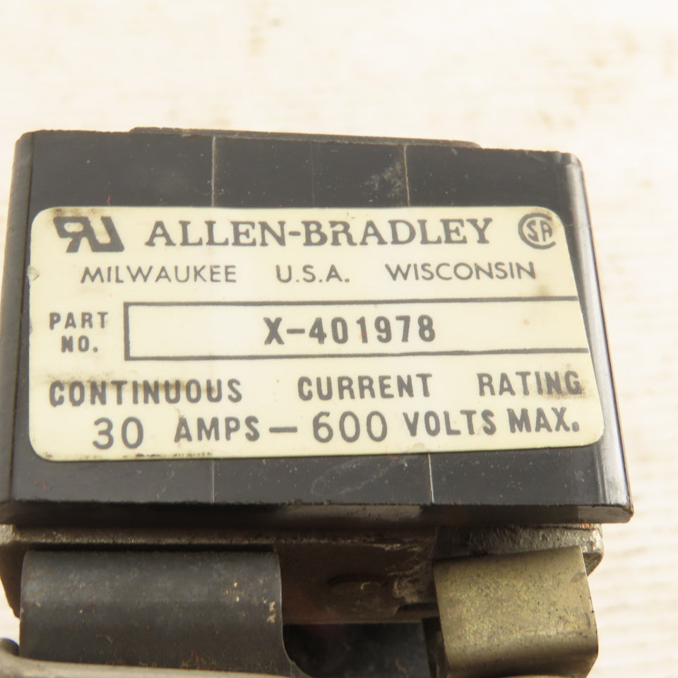Allen Bradley X-401978 30A 600V 3 Pole Fuse Holder Lot Of 8