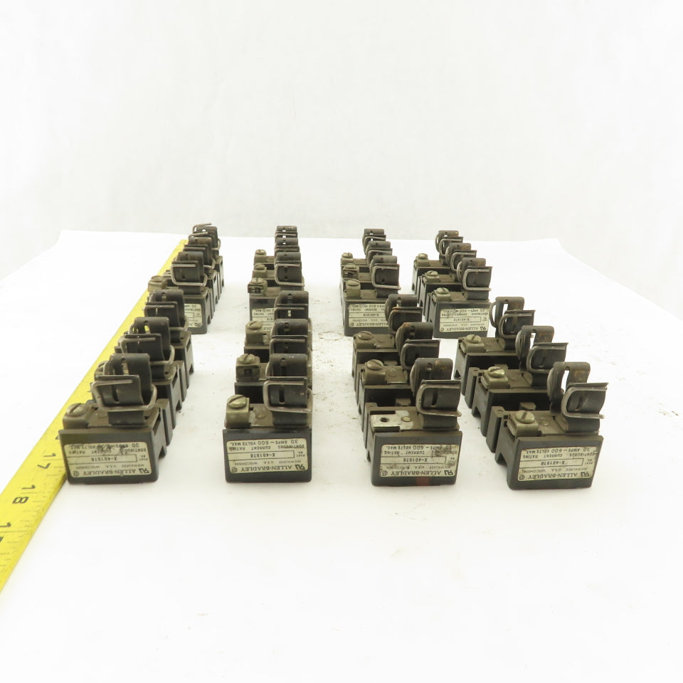 Allen Bradley X-401978 30A 600V 3 Pole Fuse Holder Lot Of 8