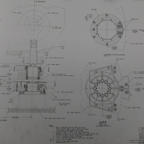Warner Swasey W-2040 480V 24 Station 20 Ton CNC Turret Punch Maintenance Manuals