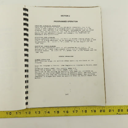 Warner Swasey W-2040 24 Station 20 Ton CNC Turret Alarm Code Operator Manual