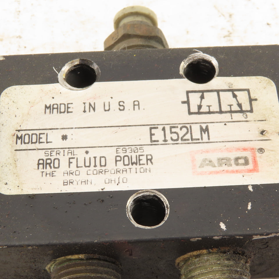 ARO E152LM 3 Port 2 Position Manual Spool Valve