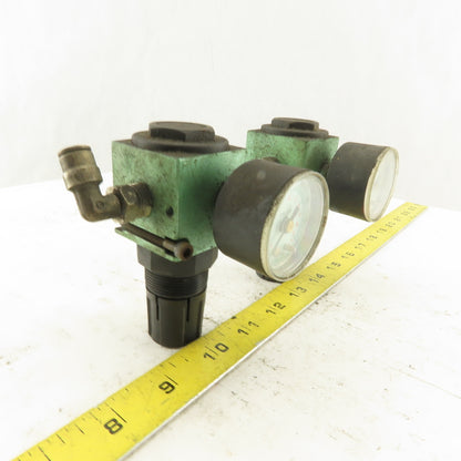 Numatics R10R-02 1/4" Air Pressure Regulator Lot Of 2