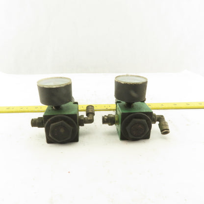 Numatics R10R-02 1/4" Air Pressure Regulator Lot Of 2