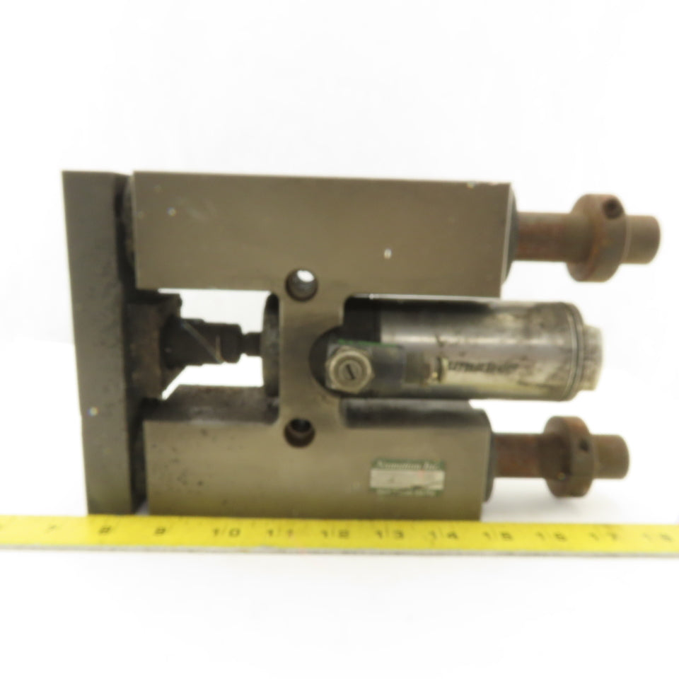 Numation SH200002LB16DS 2" Bore 1" Stroke Guided Cylinder Slide Assembly 250PSI