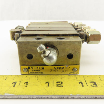 Vogel VPKM-5-ZYR-001 5 Section Metering Oil Grease Lubrication
