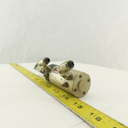 SMC NCGUA32-0050 1-1/2" Bore 1/2" Stroke Double Acting Air Cylinder