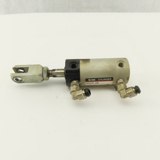 SMC NCGUA32-0050 1-1/2" Bore 1/2" Stroke Double Acting Air Cylinder