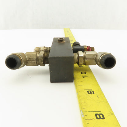 SMC ISE1-01-55 12-24V 1MPa Max Pressure Switch 4 Port Manifold