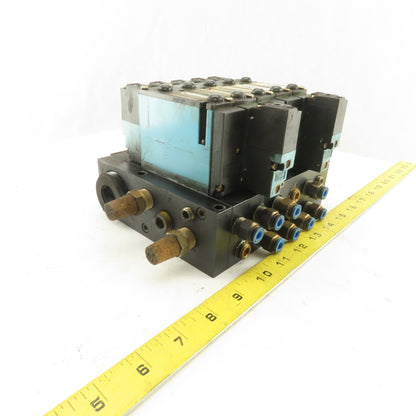 MAC 92A-BAB-000-DM-DDAP-1DM Solenoid Operated Pneumatic Valve Bank 2 Way 24VDC