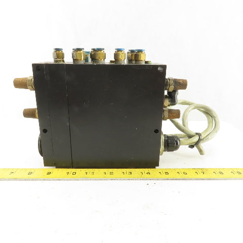 MAC 92A-BAB-000-DM-DDAP-1DM Solenoid Operated Pneumatic Valve Bank 2 Way 24VDC