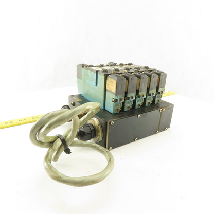 MAC 92A-BAB-000-DM-DDAP-1DM Solenoid Operated Pneumatic Valve Bank 2 Way 24VDC