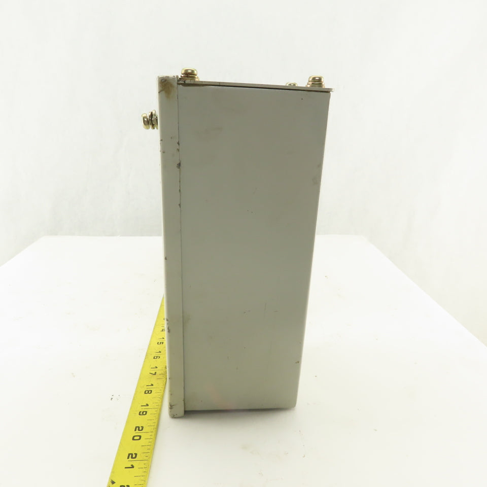 9-1/2" x 4" x 4" Electrical Enclosure Screw Top Side Covers Lot OF 2