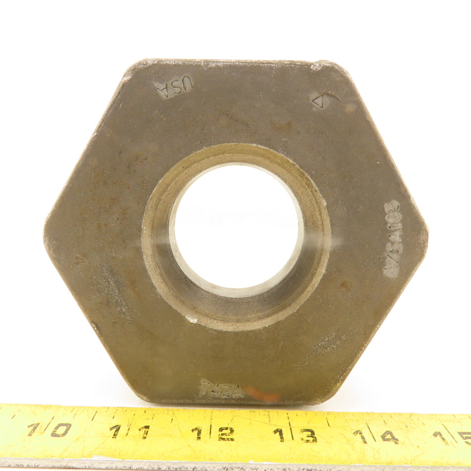 4" NPT x 2" FNPT Carbon Steel Pipe Bushing A/SA105