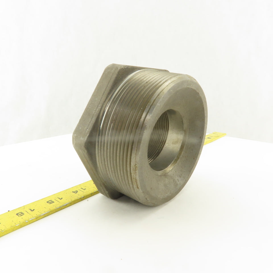 4" NPT x 2" FNPT Carbon Steel Pipe Bushing A/SA105
