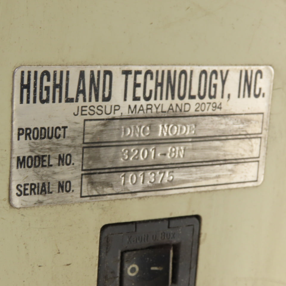 Highland Technology Ampro A60208 3201-8N Shoplink CNC DNC Node Interface Link