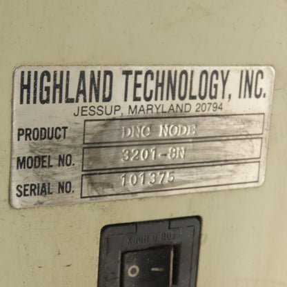 Highland Technology Ampro A60208 3201-8N Shoplink CNC DNC Node Interface Link