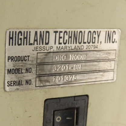 Highland Technology Ampro A60208 3201-8N Shoplink CNC DNC Node Interface Link
