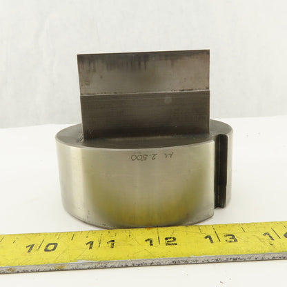 Warner Swasey 2.50" OD Square Hole Punch CNC Turret For 4-1/8" Holder