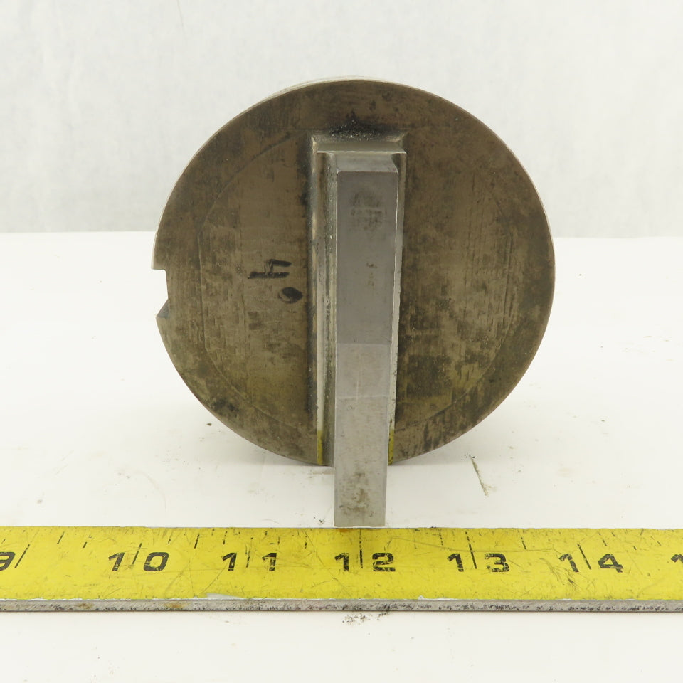 .437"" OD x 3" Rectangular Hole Punch 4° Crown CNC Turret For 4-1/8" Holder