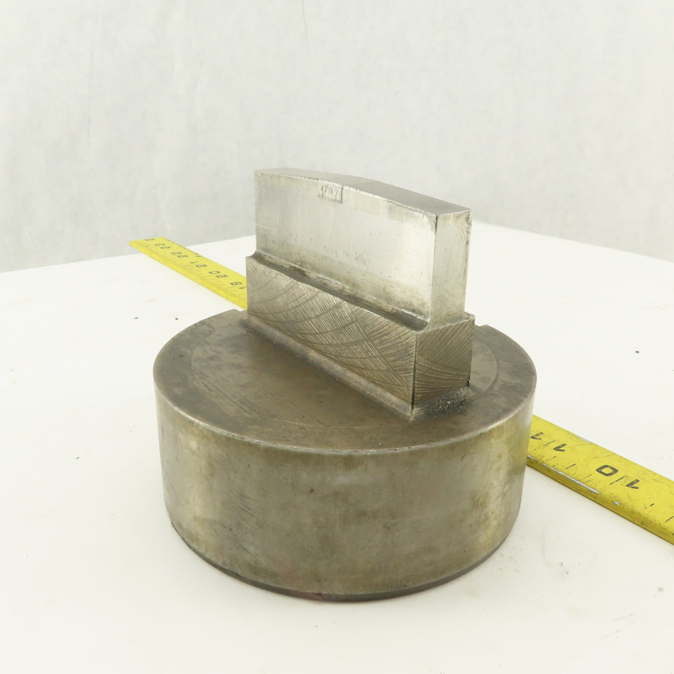 .437"" OD x 3" Rectangular Hole Punch 4° Crown CNC Turret For 4-1/8" Holder