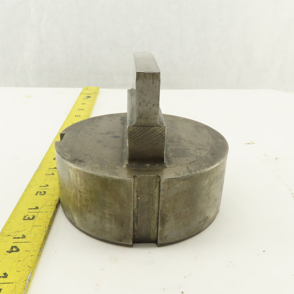 .437"" OD x 3" Rectangular Hole Punch 4° Crown CNC Turret For 4-1/8" Holder