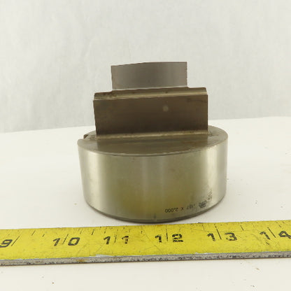 Mate 0.1875 X 2.000  CNC Turret Rectangular Punch 4-1/8" Holder