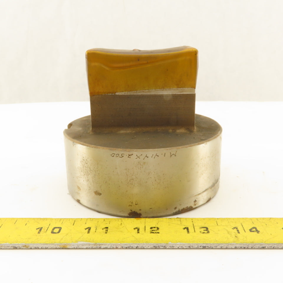 1.414 X 2.500  CNC Turret Rectangular Punch 4-1/8" Holder
