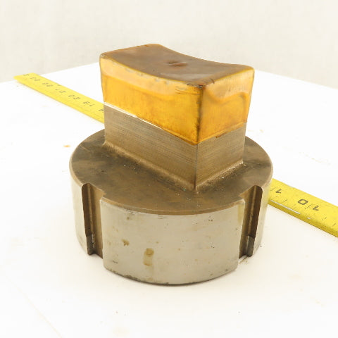 1.414 X 2.500  CNC Turret Rectangular Punch 4-1/8" Holder