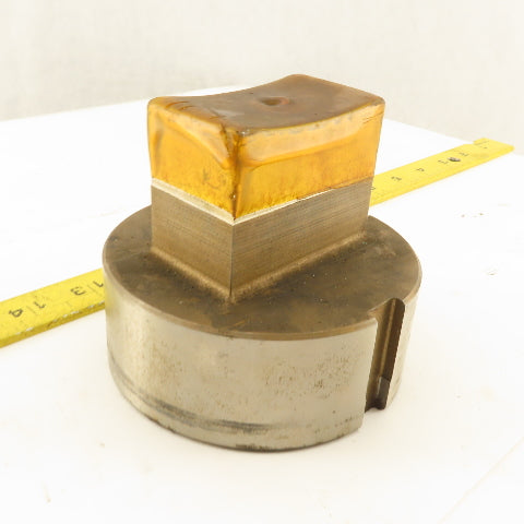 1.414 X 2.500  CNC Turret Rectangular Punch 4-1/8" Holder