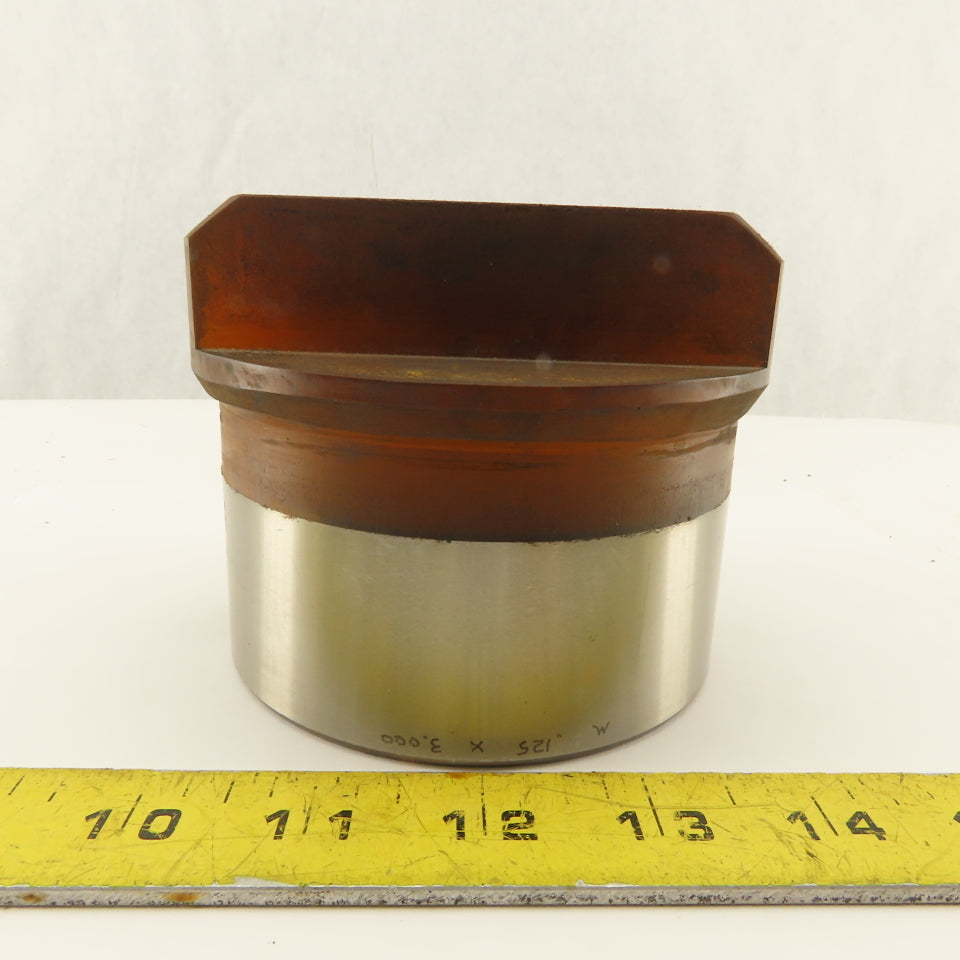 0.125 X 3.000  CNC Turret Oval Punch For 4-1/8" Holder