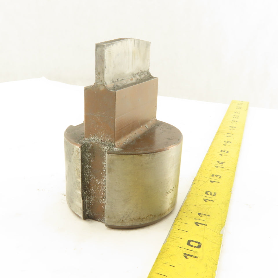 Mate .187 X 2.000" Rectangular Rooftop Slitter CNC Turret Punch 2.500" Holder