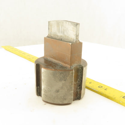 Mate .187 X 2.000" Rectangular Rooftop Slitter CNC Turret Punch 2.500" Holder