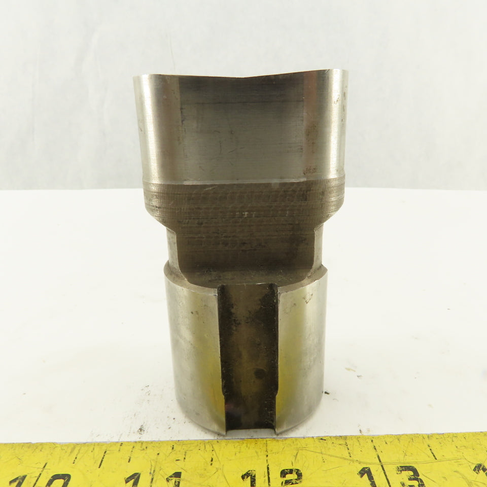 1.000 X 2.000 Oval Concave CNC Turret Punch For 1.750" Holder