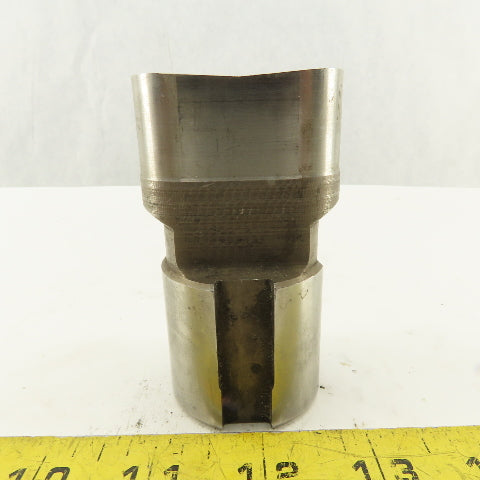 1.000 X 2.000 Oval Concave CNC Turret Punch For 1.750" Holder