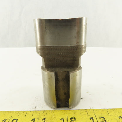 1.000 X 2.000 Oval Concave CNC Turret Punch For 1.750" Holder