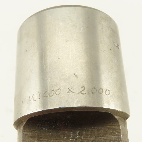 1.000 X 2.000 Oval Concave CNC Turret Punch For 1.750" Holder