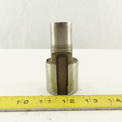 1.000 X 2.000 Oval Concave CNC Turret Punch For 1.750" Holder