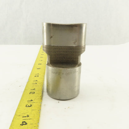 1.000 X 2.000 Oval Concave CNC Turret Punch For 1.750" Holder