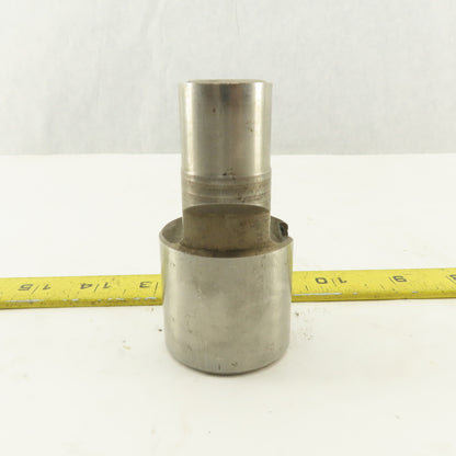 1.000 X 2.000 Oval Concave CNC Turret Punch For 1.750" Holder