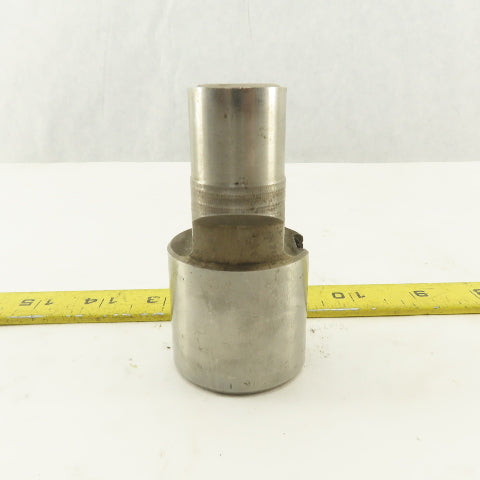 1.000 X 2.000 Oval Concave CNC Turret Punch For 1.750" Holder