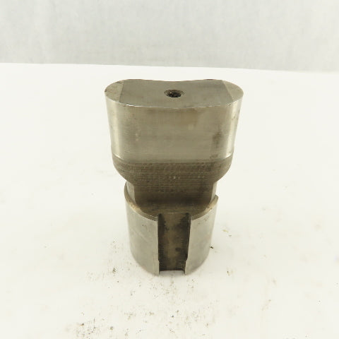 1.000 X 2.000 Oval Concave CNC Turret Punch For 1.750" Holder