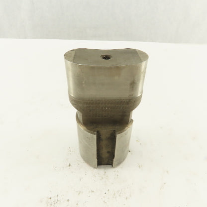1.000 X 2.000 Oval Concave CNC Turret Punch For 1.750" Holder