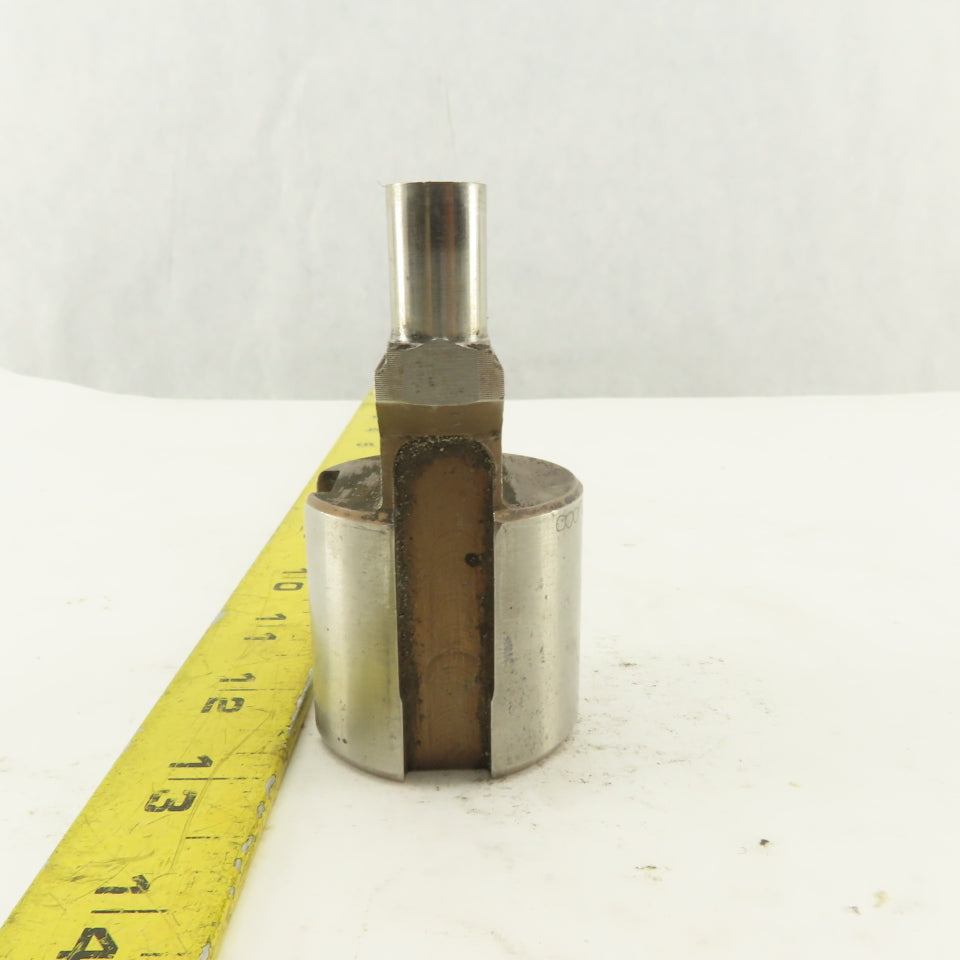 0.500 X 2.000 Oval Concave CNC Turret Punch For 1.750" Holder