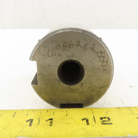 0.5625" X 2.000 Oval Concave CNC Turret Punch For 1.750" Holder