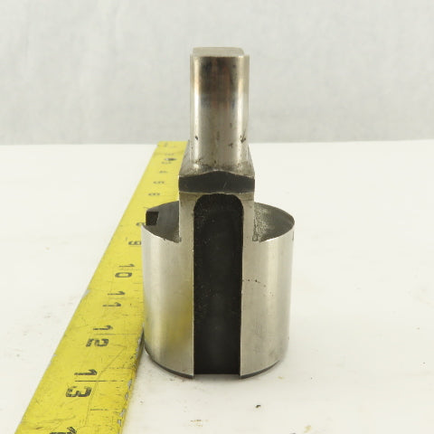 0.5625" X 2.000 Oval Concave CNC Turret Punch For 1.750" Holder