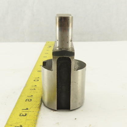 0.5625" X 2.000 Oval Concave CNC Turret Punch For 1.750" Holder