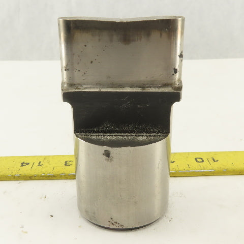 0.5625" X 2.000 Oval Concave CNC Turret Punch For 1.750" Holder