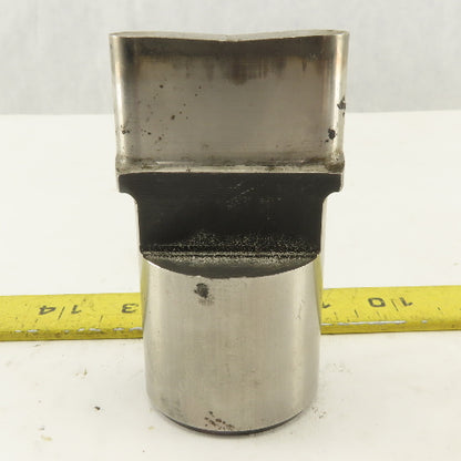 0.5625" X 2.000 Oval Concave CNC Turret Punch For 1.750" Holder