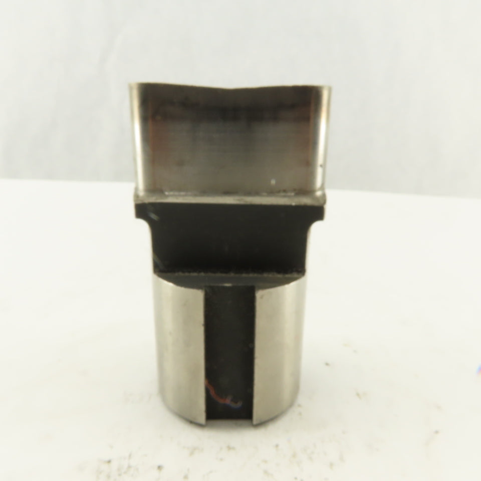 0.5625" X 2.000 Oval Concave CNC Turret Punch For 1.750" Holder